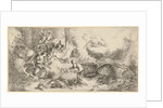 Nativity with God the Father and angels, ca. 1647-50 by Giovanni Benedetto Castiglione