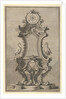 Design for a Clock, from 'Disegni Diversi', 1714 or 1750 by Giovanni Giardini