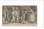 Vintage scene, 1704 by Giovanni Girolamo Frezza
