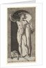 Plate 14: Mercury standing in a niche playing his pipes, with the severed head of an old m…, 1526 by Giovanni Jacopo Caraglio