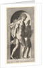 Plate 8: Prosperpina, standing in a niche, turning to the right while holding mantle in bo…, 1526 by Giovanni Jacopo Caraglio