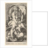Plate 3: Jupiter emerging from a niche, riding an eagle and holding a thunderbolt in his l…, 1526 by Giovanni Jacopo Caraglio