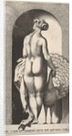 Plate 4: Juno standing in a niche, viewed from behind, stroking a peacock to her right, fr…, 1526 by Giovanni Jacopo Caraglio