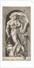 Plate 5: Neptune standing in a niche holding a trident, with a hippocampus beh…, 1526 by Giovanni Jacopo Caraglio