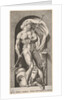 Plate 5: Neptune standing in a niche holding a trident, with a hippocampus beh…, 1526 by Giovanni Jacopo Caraglio