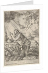 Penitent Magdalen kneeling on a rocky ground before a skull and bones, an ointment …, ca. 1640-55 by Giulio Carpioni