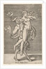 Satyr carrying a nymph, whose right arm is wrapped around the satyr's neck, with a …, ca. 1505-62 by Antonio Salamanca