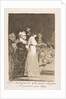 Plate 2 from 'Los Caprichos' : They say yes and give their hand to the first come by Francisco Goya