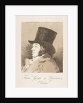 Plate 1 from 'Los Caprichos': Self-portrait of Goya, 1799 by Francisco Goya