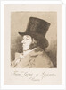 Plate 1 from 'Los Caprichos': Self-portrait of Goya, 1799 by Francisco Goya