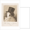 Plate 1 from 'Los Caprichos': Self-portrait of Goya, 1799 by Francisco Goya