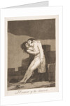 Plate 10 from 'Los Caprichos': Love and death, 1799 by Francisco Goya