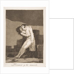Plate 10 from 'Los Caprichos': Love and death, 1799 by Francisco Goya
