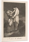 Plate 12 from 'Los Caprichos': Out hunting for teeth, 1799 by Francisco Goya