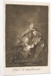 Plate 21 from ' Los Caprichos': How they pluck her!, 1799 by Francisco Goya