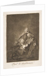 Plate 21 from ' Los Caprichos': How they pluck her!, 1799 by Francisco Goya
