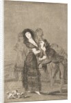 Plate 27 from 'Los Caprichos':Which of them is the more overcome?, 1799 by Francisco Goya