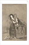 Plate 27 from 'Los Caprichos':Which of them is the more overcome?, 1799 by Francisco Goya