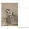 Plate 27 from 'Los Caprichos':Which of them is the more overcome?, 1799 by Francisco Goya