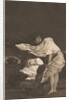 Plate 36 from 'Los Caprichos: A bad night, ca. 1797-98 by Francisco Goya