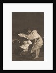 Plate 36 from 'Los Caprichos: A bad night, ca. 1797-98 by Francisco Goya