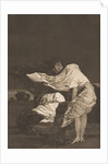 Plate 36 from 'Los Caprichos: A bad night, ca. 1797-98 by Francisco Goya