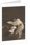 Plate 36 from 'Los Caprichos: A bad night, ca. 1797-98 by Francisco Goya