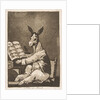 Plate 39 from 'Los Caprichos': And so was his grandfather., 1799 by Francisco Goya