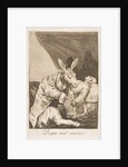 Plate 40 from 'Los Caprichos': Of what ill will he die?, 1799 by Francisco Goya
