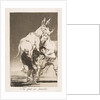 Plate 42 from 'Los Caprichos': Thou who canst not, 1799 by Francisco Goya