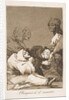 Plate 47 from 'Los Caprichos':A gift for the master, 1799 by Francisco Goya