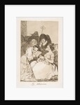 Plate 57 from 'Los Caprichos':The filiation, 1799 by Francisco Goya