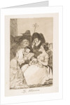 Plate 57 from 'Los Caprichos':The filiation, 1799 by Francisco Goya