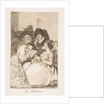 Plate 57 from 'Los Caprichos':The filiation, 1799 by Francisco Goya