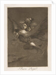 Plate 64 from 'Los Caprichos': Bon voyage, 1799 by Francisco Goya