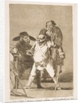 Plate 76 from 'Los Caprichos':You understand?… well, as I say… eh! Look out! otherwise…, 1799 by Francisco Goya