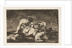 Plate10 from 'The Disasters of War': 'Nor [d…, 1810 by Francisco Goya