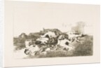 Plate 22 from 'The Disasters of War': 'Even worse. by Francisco Goya