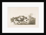 Plate 22 from 'The Disasters of War': 'Even worse. by Francisco Goya