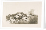 Plate 22 from 'The Disasters of War': 'Even worse. by Francisco Goya