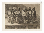 Plate 35 from 'The Disasters of War': 'One C…, 1810 by Francisco Goya