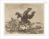Plate 76 from 'The Disasters of War' by Francisco Goya
