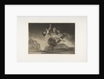 Plate 10 from the 'Disparates': The horse abductor, ca. 1816-23 by Francisco Goya
