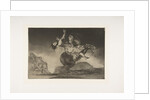 Plate 10 from the 'Disparates': The horse abductor, ca. 1816-23 by Francisco Goya