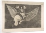 Plate 5 from the 'Disparates': Flying Folly, ca. 1816-23 by Francisco Goya