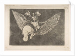 Plate 5 from the 'Disparates': Flying Folly, ca. 1816-23 by Francisco Goya