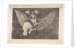 Plate 5 from the 'Disparates': Flying Folly, ca. 1816-23 by Francisco Goya