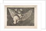 Plate 5 from the 'Disparates': Flying Folly, ca. 1816-23 by Francisco Goya