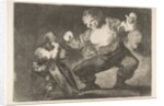 Plate 4 from the 'Disparates': Simpleton, ca. 1816-23 by Francisco Goya