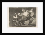 Plate 4 from the 'Disparates': Simpleton, ca. 1816-23 by Francisco Goya